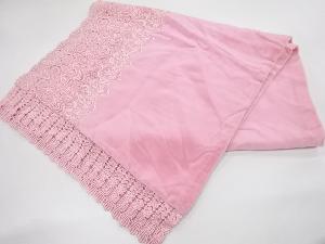 リサイクル　ビロードレース草花模様ショール